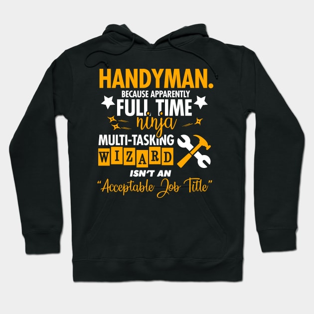 Handyman Ninja Hoodie by NerdShizzle